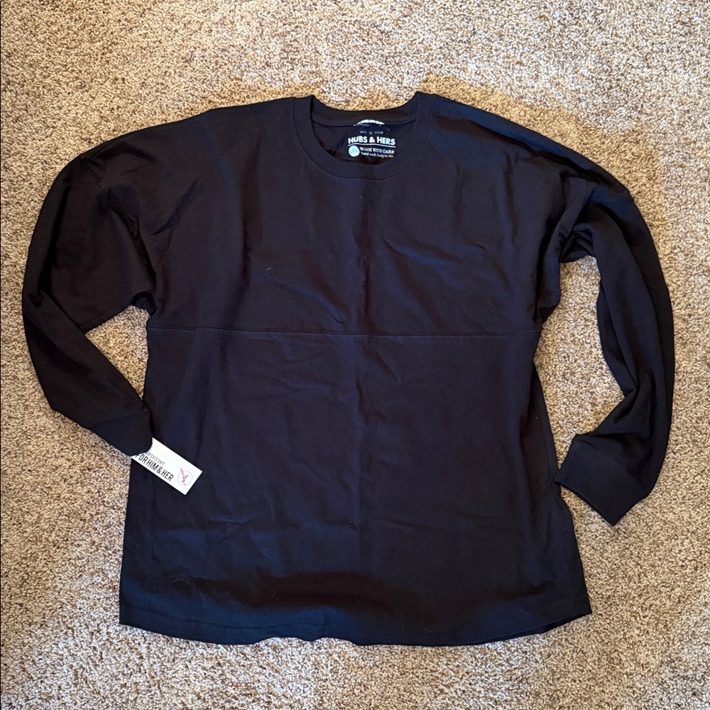 NWT Hubs & Hers His Boo Black Spirit Jersey - L/XL